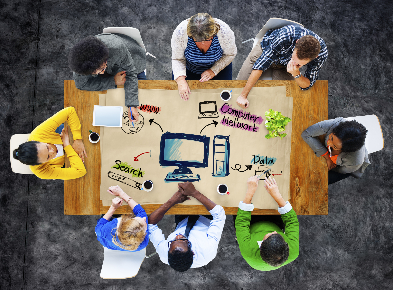 business meeting--multicultural