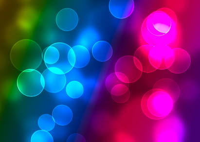 defocused colorful lights